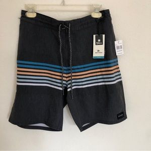 New Rip Curl Men's  Board Shorts Grey NWT size 31. Surf shorts